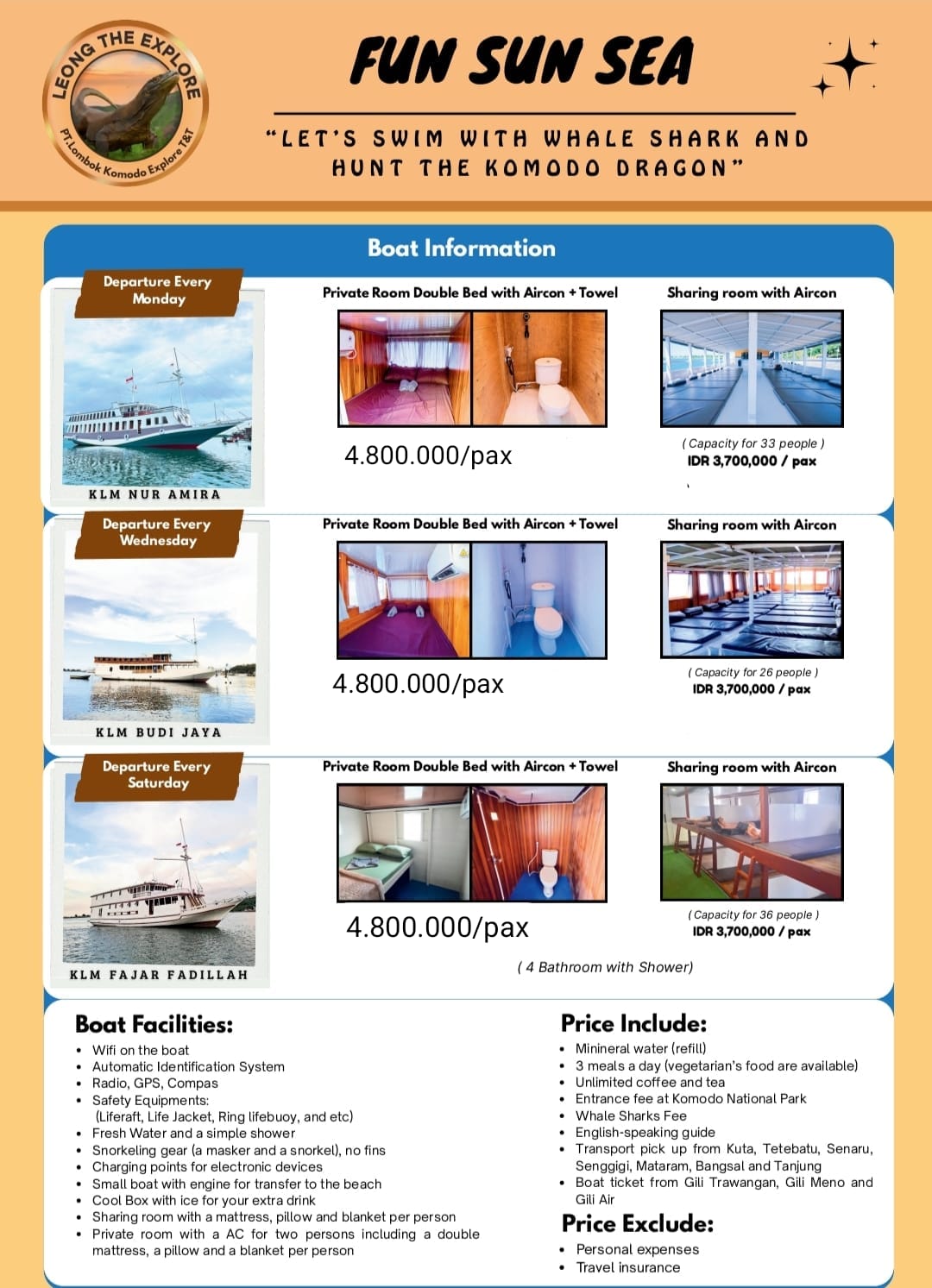 Informasi tiket fast boat dan layanan perahu Lombok